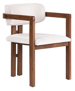 Бял трапезен стол с подлакътници Toscana – Kalune Design