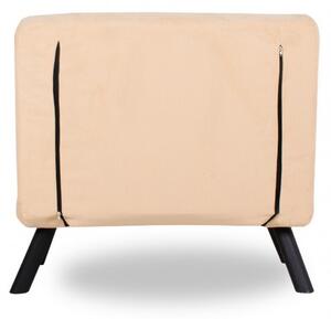 Разтегателен фотьойл тип диван Sando Single Cream