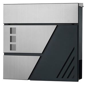 Пощенска кутия Songmics сива 37x10.5x37 см