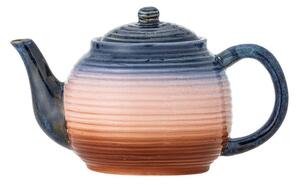 Син/оранжев керамичен чайник с цедка 890 ml Tatum – Bloomingville