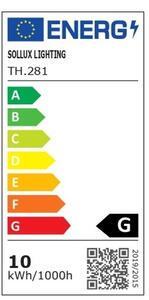 LED стенна лампа 2700-6500K, Galakse, черен, 36x7.5x90 см