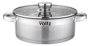 Тенджера Oliver Voltz OV51210Q20, 2 л, 20 x 7 см, Плитка, Индукция, Дебело дъно, Инокс