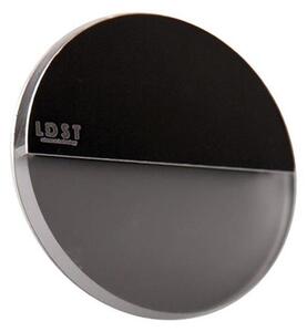 LDST RO-01-CB-BZ4 - LED стълбищна лампа ROBIN 4xLED/1,2W/230V блясък, черна