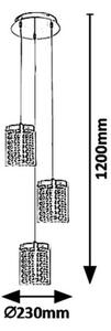 Rabalux 5044 - LED Висяш полилей ASTRELLA 3xLED/6W/230V