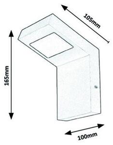 Rabalux - LED Екстериорен аплик LED/9W/230V IP44