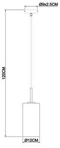Globo 15460H - Висящ на въже полилей ADARA 1xE27/60W/230V