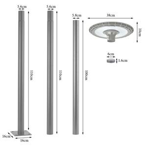 Brilagi - LED външна улична лампа URBANSPARK LED/120W/230V сива IP65