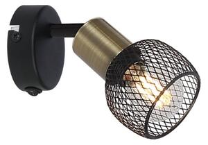Globo 54028-1 - Стенен прожектор, луна FIASTRA 1xE14/40W/230V