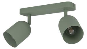 Eglo 44133 - Точково осветително тяло TILSTON 2xE14/40W/230V зелено
