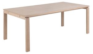 Сгъваема маса за хранене с плот в дъбов декор 100x200 cm Linley - Actona