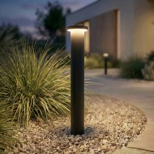 Lindby LED осветление за пътеки Cirel, височина 45 cm, черно, IP65, Черен, Алуминий, Модерен