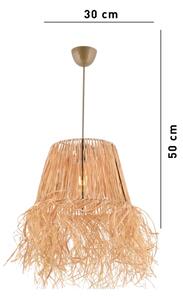 Пендел VALANCE 1xE27/40W/230V кафяв