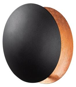 LED аплик YOSMA LED/5W/230V 3000K черен/меден