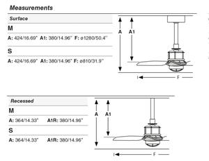 FARO 33424WT1N - димируем LED вентилатор JUST FAN S 16W/230V Ø 81 см черен WT + дистанционно управление