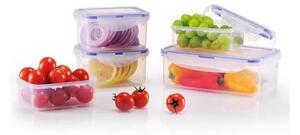 К-кт 5x Контейнер за храна LOCK син/прозрачен