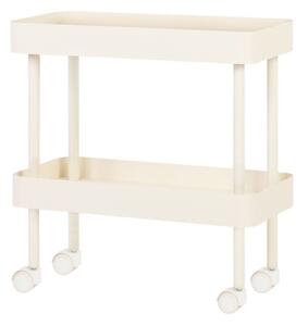 Бежов метален подвижен стелаж 60x62x30 cm Nolle – noo.ma
