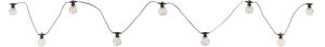 Globo 34090N - LED външен декоративен гирлянд ALMAGA 10xLED/0,27W/230V 7,5 м IP4
