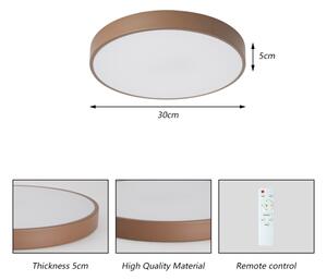 Brilagi - LED димируемо таванно осветително тяло POOL LED/36W/230V 3000-6000K 30 cm кафяво + ДУ