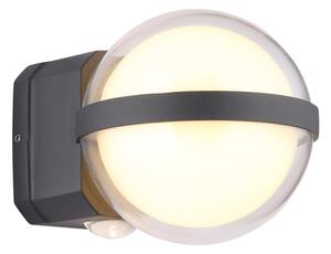 Globo 34157 - LED Екстериорен аплик ILLI LED/12W/230V IP54 черен