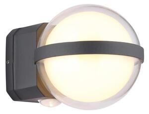 Globo 34157 - LED Екстериорен аплик ILLI LED/12W/230V IP54 черен