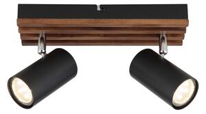 Globo 57909-2 - Спот KAYDEN 2xGU10/25W/230V черен
