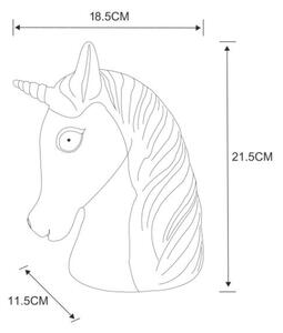 Globo 28052 - LED детска нощна лампа UNICORN LED/1W/USB/3xAA