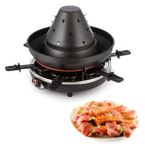 Klarstein Taste Volcano, čierny, черен, татарски грил, раклетов gril, 1500 W, 8 души