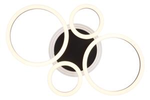 Globo 48039-40 - LED таванно осветление LORETTA LED/40W/230V Ø35,5x53 см черно