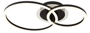 Globo 48039-30 - LED таванно осветление LORETTA LED/30W/230V Ø33x50 см черно