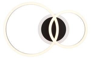 Globo 48039-30 - LED таванно осветление LORETTA LED/30W/230V Ø33x50 см черно