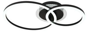 Globo 48039-30 - LED таванно осветление LORETTA LED/30W/230V Ø33x50 см черно