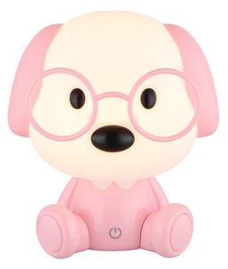 Globo 21761P - LED детска нощна лампа PUPPY 1W/5V 500 mAh розова