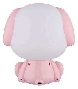 Globo 21761P - LED детска нощна лампа PUPPY 1W/5V 500 mAh розова