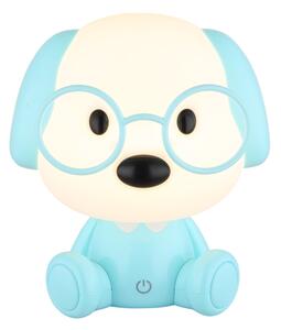 Globo 21761B - LED детска нощна лампа PUPPY 1W/5V 500 mAh синя