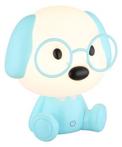 Globo 21761B - LED детска нощна лампа PUPPY 1W/5V 500 mAh синя