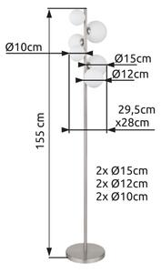 Globo 56140-6S - LED Пендел RIHA 6xG9/3,5W/230V бял