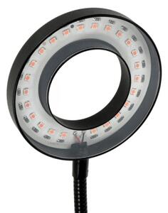 LED гъвкава настолна лампа с клипс за растения VITARO 2xLED/4W/230V черна