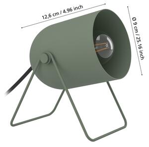 Eglo 44136 - Настолна лампа TILSTON 1xE14/8W/230V зелена