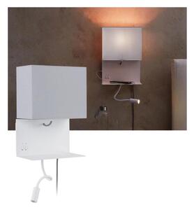 Paulmann 78913 - LED/2,5W + 1xE27/40W Настенно осветително тяло с USB MERANI 230V