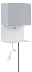 Paulmann 78913 - LED/2,5W + 1xE27/40W Настенно осветително тяло с USB MERANI 230V