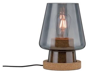 Paulmann 79736 - 1xE27/20W Настолна лампа IBEN 230V опушена