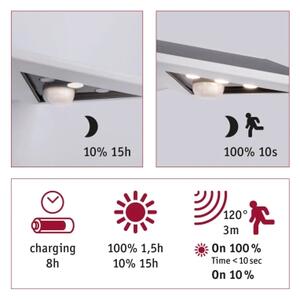 Paulmann 94244 - LED/1,2W IP44 соларно стеннo осветително тяло YOKO 3,7V 1800 mAh