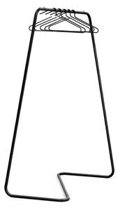 Черна стоманена стойка за дрехи 118x160x57 cm Hang-On – Spinder Design