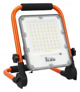 Презареждаем LED прожектор със стойка LED/30W/3,2V 4500K 5000 mAh IP65 оранжев