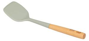Шпатула 5five Horizon, Дърво и силикон, 34 cm, Зелена