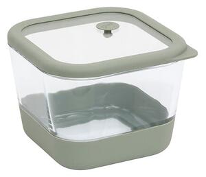 Стъклена кутия за храна 5five Siliglass, Боросиликатно стъкло, 1.35L, Сива