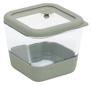Кутия за съхранение 5five Siliglass, Боросиликатно стъкло, 0.5 л, Сива