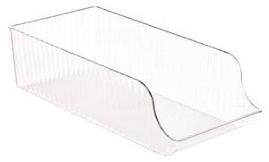 Кутия за съхранение в хладилник 5five Streaks, Прозрачна, 16.7x35.5x9.8 cm