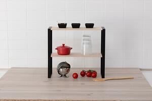 Етажерка 5five Blackwood, 2 нива