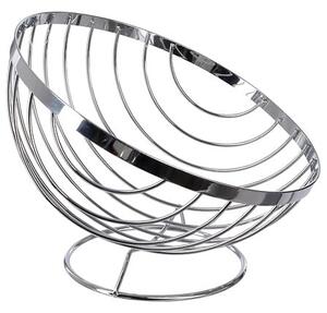 Купа за плодове 5five Oblik, Метал, 26.5 cm, Сребриста